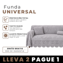 [Llevá 2 y Pagá 1] Funda Universal para Sofá 100% Algodón (¡Diseño Único!) + regalos: 2 almohadones