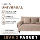 [Leve 2 e Pague 1] Capa Universal para Sofá 100% Algodão (Design Único!) + BRINDES: 2 Almofadas.